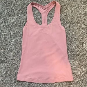 lululemon racer back tank pink